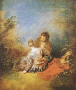 Jean-Antoine Watteau The Indiscretion (mk08) china oil painting reproduction